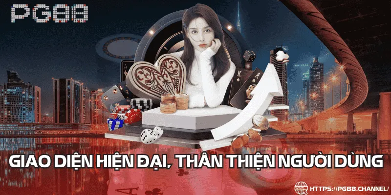 Giao diện hiện đại thân thiện người dùng 