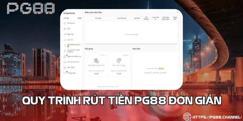Rút tiền PG88
